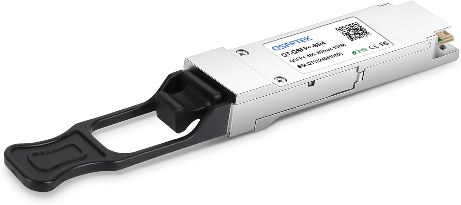QSFPTEK 40GBASE-SR4 Optical Transceiver Module for Networking