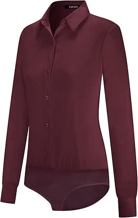Stylish Womens Bodysuit Blouse for Office and Casual Wear