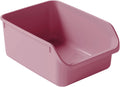 Large Cat Litter Box with High Sides and Low Entry - Easy to Clean
