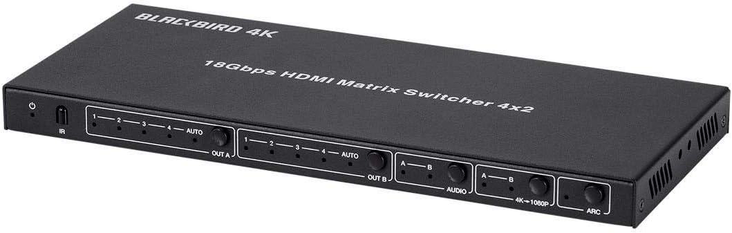 Monoprice Blackbird 4K HDMI Matrix 4x2 HDR 18G Switch Review
