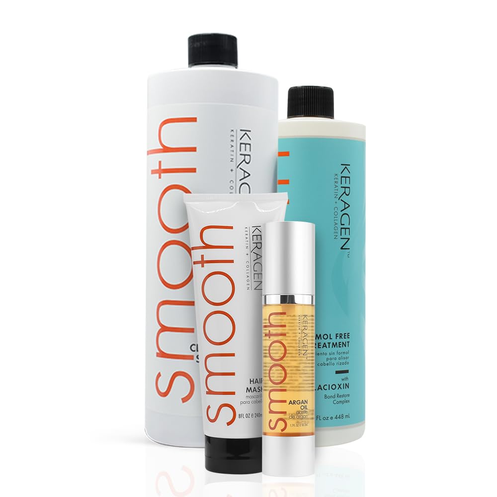 Keragen Brazilian Keratin Smoothing Treatment for Frizzy Hair
