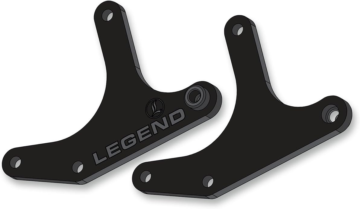 Legends Black 1.25 Rear Lift Kit for Tri-Glides Enhances Ride