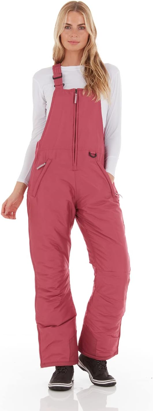 Arctic Quest Womens Ski Snow Bibs Pants for Winter Adventures