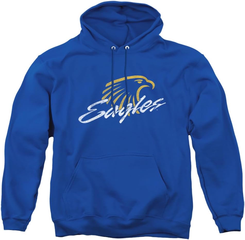 Official Collegiate Distressed Logo Pullover Hoodie for Fans