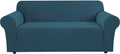 H.VERSAILTEX Stretch Couch Cover for 3 Cushion Sofa - Deep Teal
