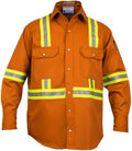 Hi Vis FR Shirt for Men 100% Cotton 7 oz - Flame Resistant