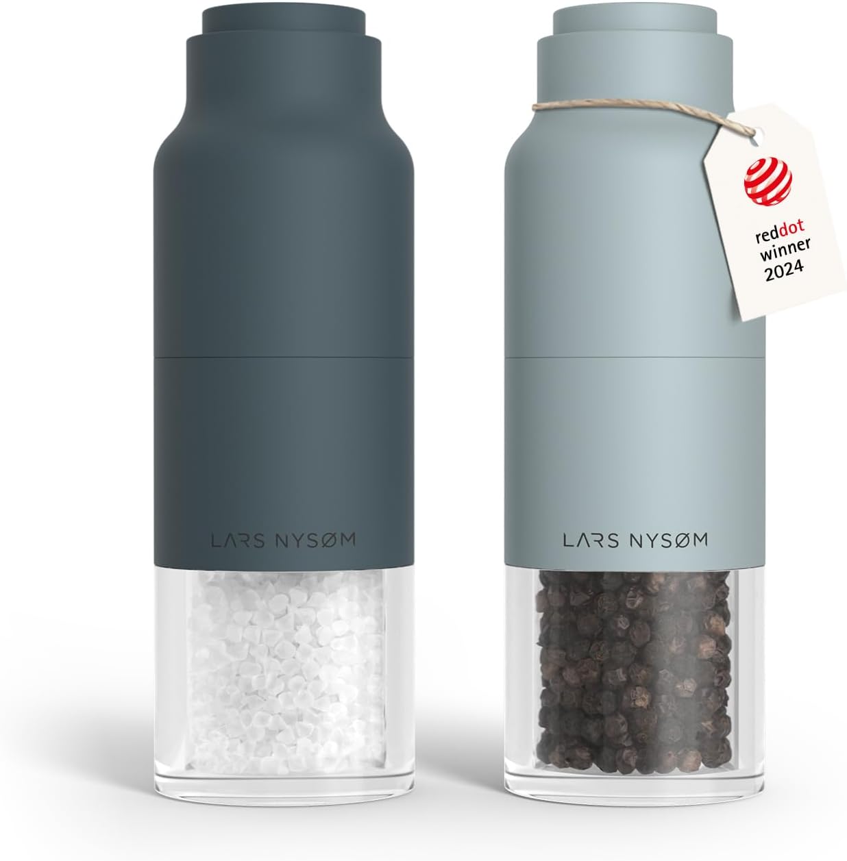 LARS NYSM Salt and Pepper Grinder Set for Stylish Cooking