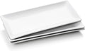 Serving Platters Set of 3 - Large 14 in White Ceramic Trays