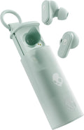 Skullcandy Dime Evo Wireless Earbuds: 36 Hr Battery, Mic, Bluetooth - Preppy Sage