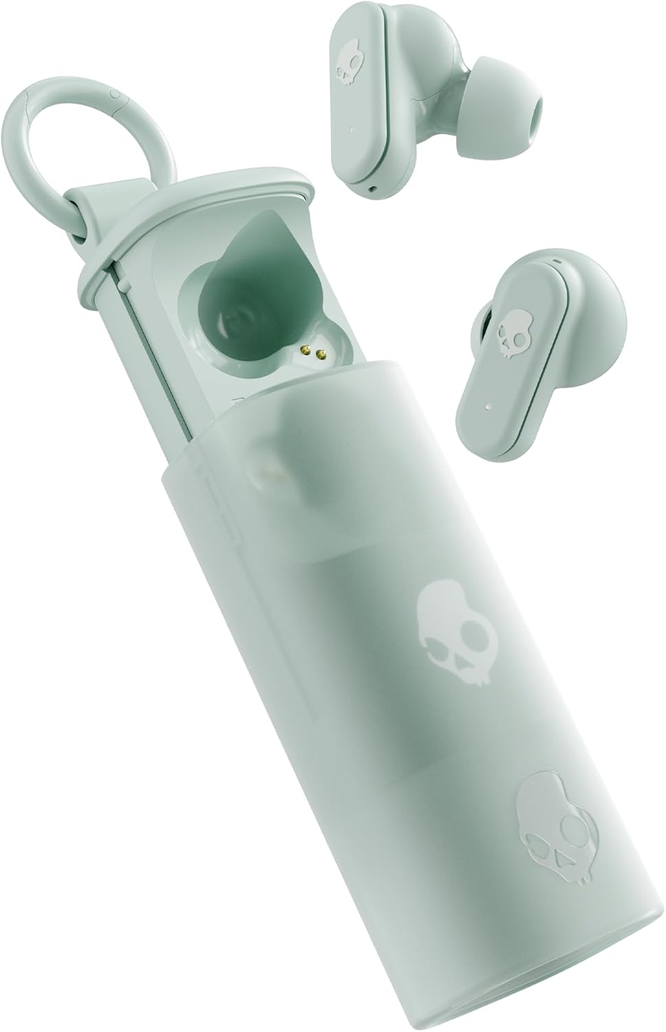Skullcandy Dime Evo Wireless Earbuds: 36 Hr Battery, Mic, Bluetooth - Preppy Sage
