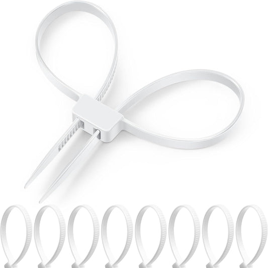 30 Pcs 250 Lbs Heavy Duty Police Handcuff Zip Ties - Secure & Reliable!