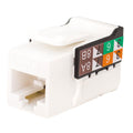 Vertical Cable CAT6 Data Grade Keystone U-Jack 50 Pack - High Density