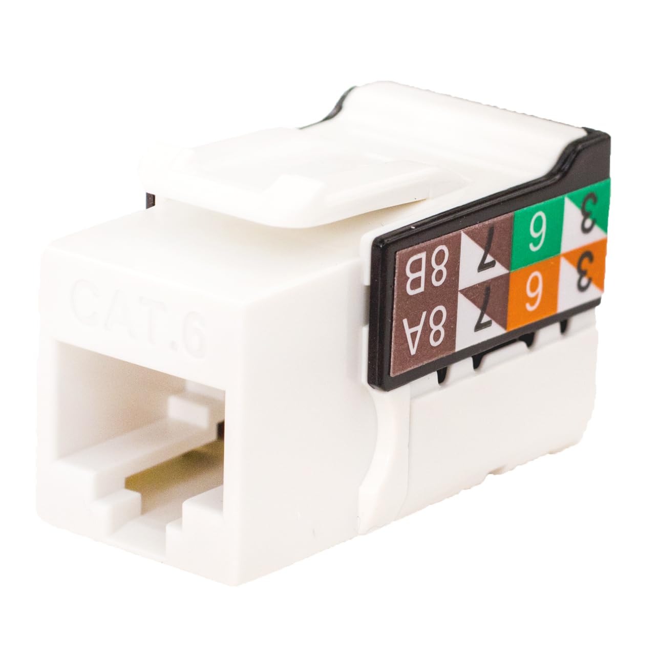 Vertical Cable CAT6 Data Grade Keystone U-Jack for High Density
