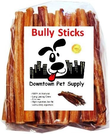 Bully Sticks for Dogs - Natural Beef Dental Chews for Dogs