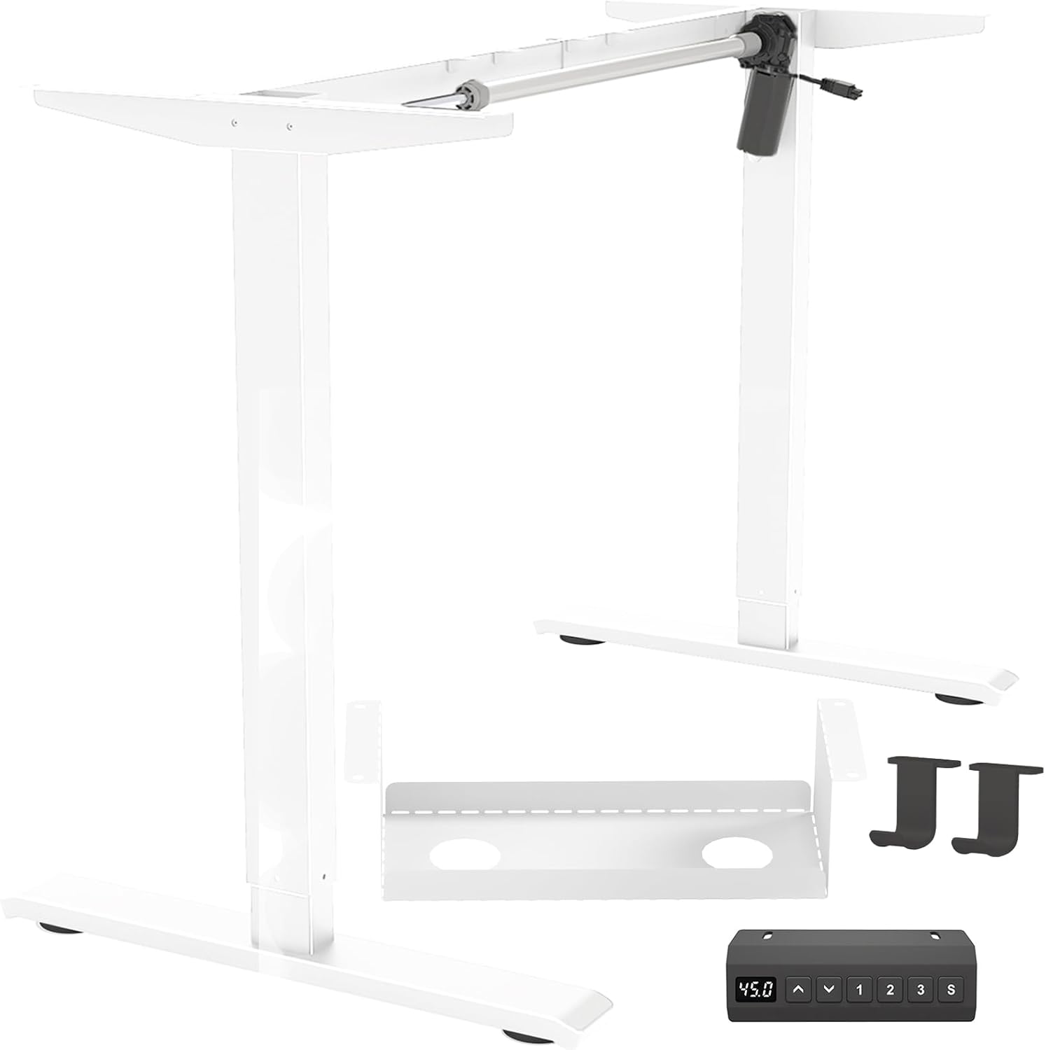 Electric Adjustable Standing Desk Frame with Memory Settings