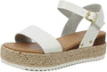 Stylish Open Toe Ankle Strap Espadrille Sandals for Women by Soda