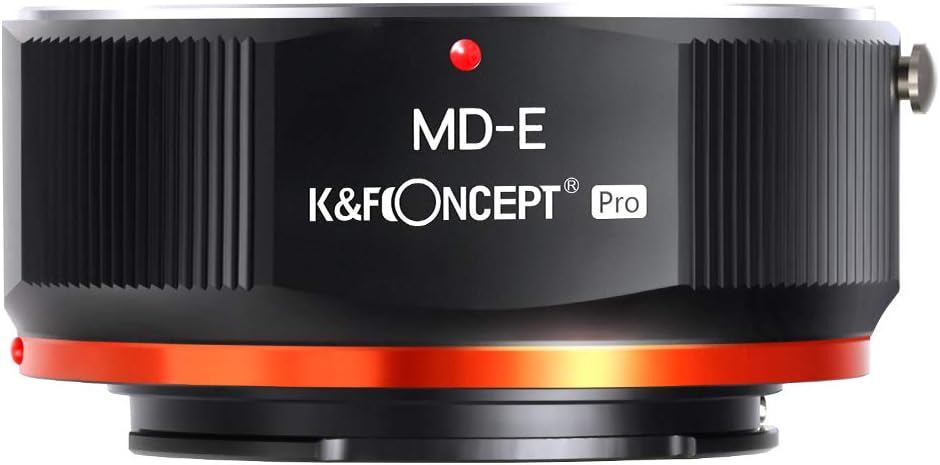 K&F Concept MD to NEX Lens Mount Adapter for Sony E-Mount Cameras