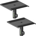 Pair of Speaker Stand Mounting Plates - Convert PA Speakers