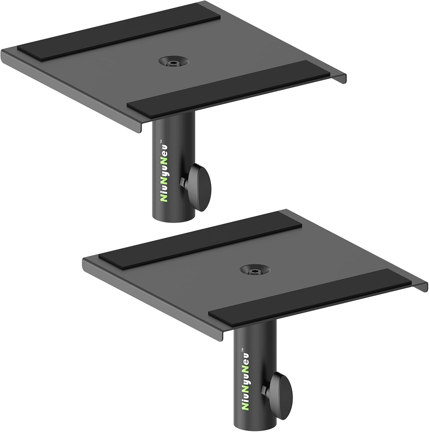 Pair of Speaker Stand Mounting Plates for Studio Monitors