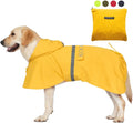 Pet Large Dog Raincoat Waterproof Poncho for Medium Large Dogs