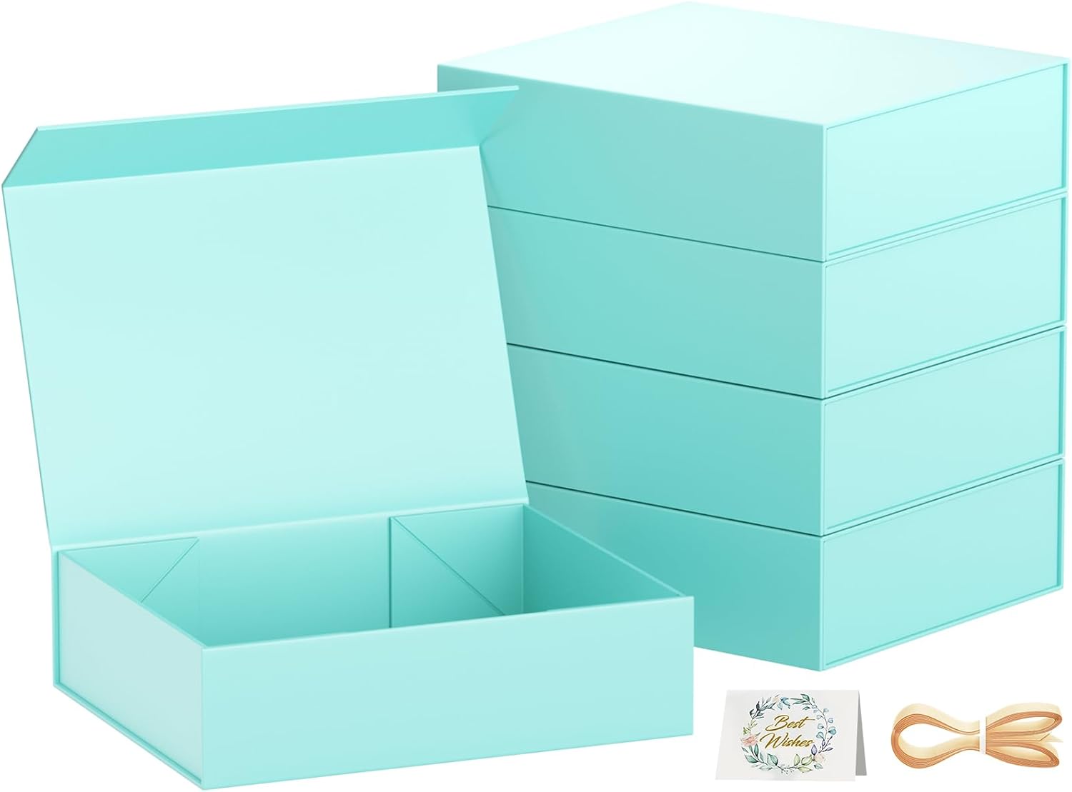 Durable Turquoise Gift Boxes with Lids for All Occasions