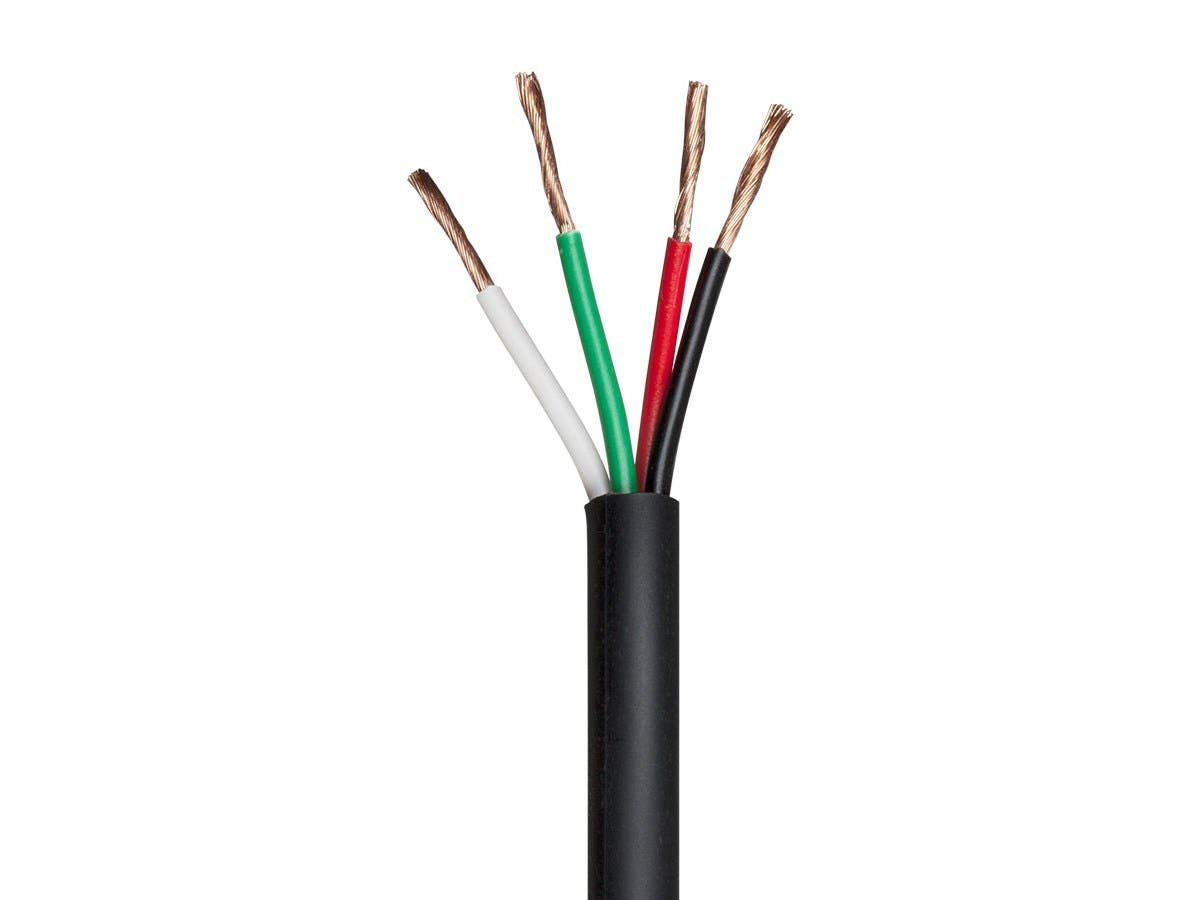 Monoprice Speaker Wire 100 Feet 18 AWG 4 Conductor CMP-Rated