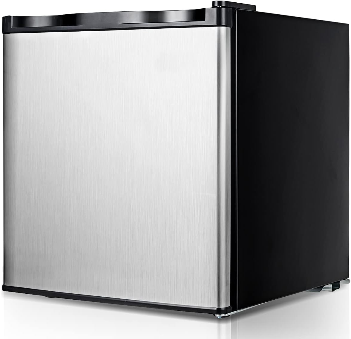 Compact Upright Freezer with Reversible Door and Removable Shelf