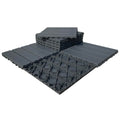 9 sq. ft Plastic Interlocking Deck Tiles 9 PCS - Easy Install Outdoor