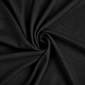 FabricLA French Terry Knit Fabric by the Yard - 100% Cotton, Black