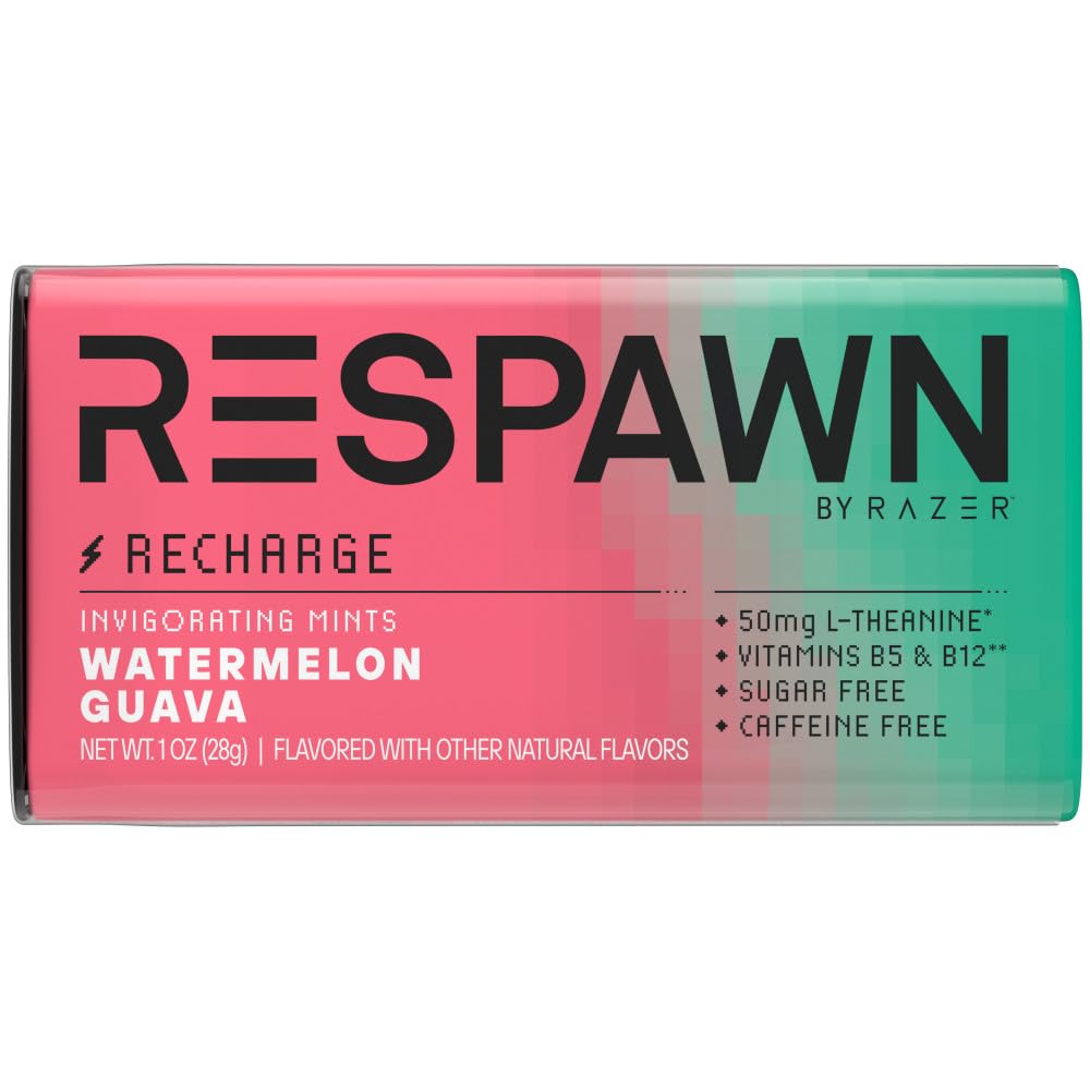 RESPAWN Watermelon Guava Sugar Free Mints for Fresh Breath
