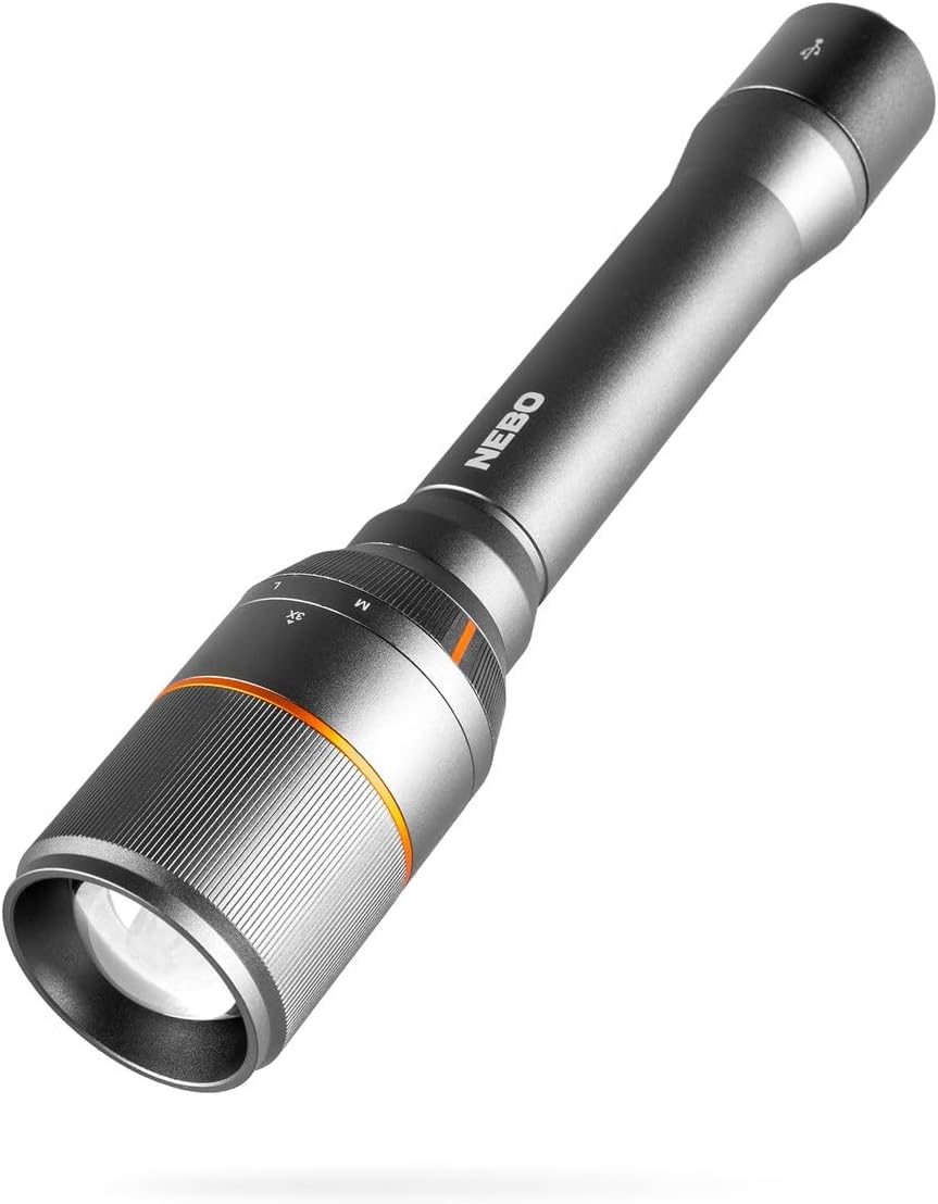 NEBO DAVINCI 5000 Flashlight with Power Bank for Outdoor Use
