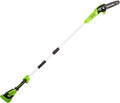 Greenworks 40V 8 Inch Cordless Pole Saw for Easy Branch Trimming