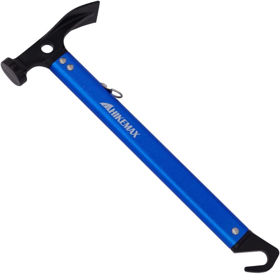Hikemax Lightweight 13oz Camping Hammer with Stake Remover