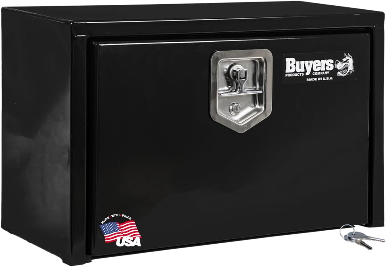 Steel Underbody Truck Box with Lockable T-Handles for Utility