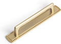 Goo-Ki 5ft (128MM) Champagne Bronze Cabinet Pulls with Backplate