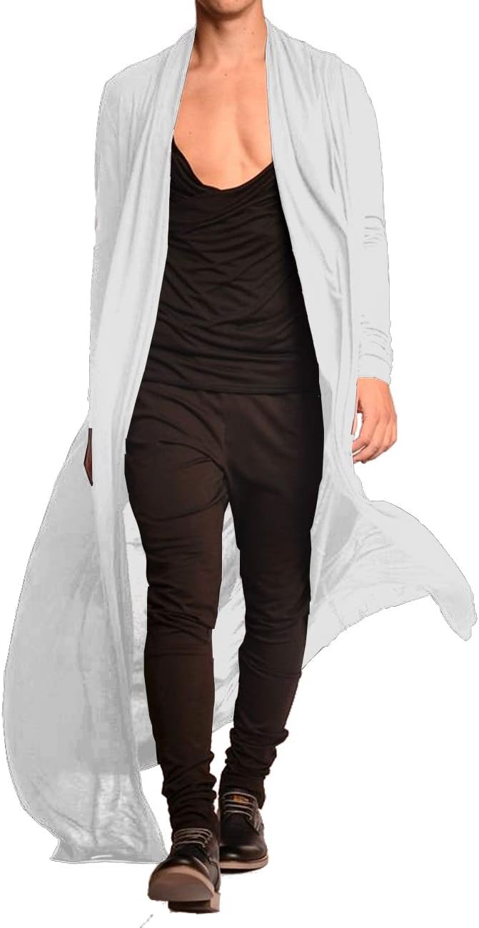 COOFANDY Men's Lightweight Ruffle Shawl Collar Cardigan Review