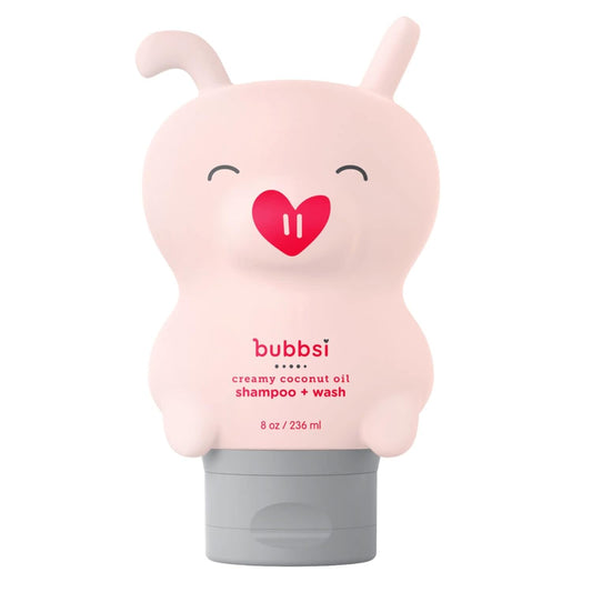 Bubbsi Baby Shampoo & Wash | Gentle Coconut Cleanser | Cradle Cap Relief