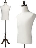 Bonnlo Male Dress Form with Adjustable Height and Tripod Stand