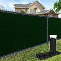 180GSM 4ft x 50ft Fence Privacy Screen Heavy Duty - Dark Green