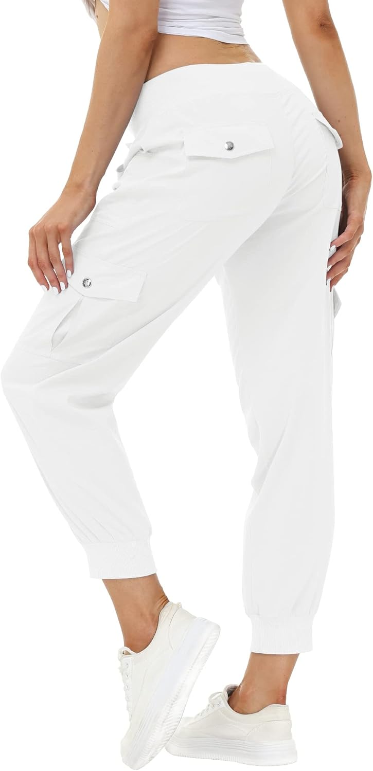 MoFiz Women's Lightweight Hiking Cargo Pants for Outdoor Fun