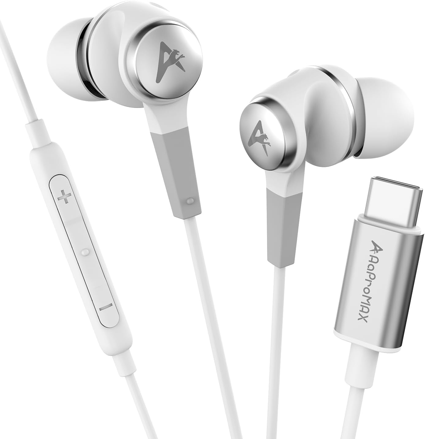 HiFi USB C Earbuds for iPhone 16 Pro - AaProMAX