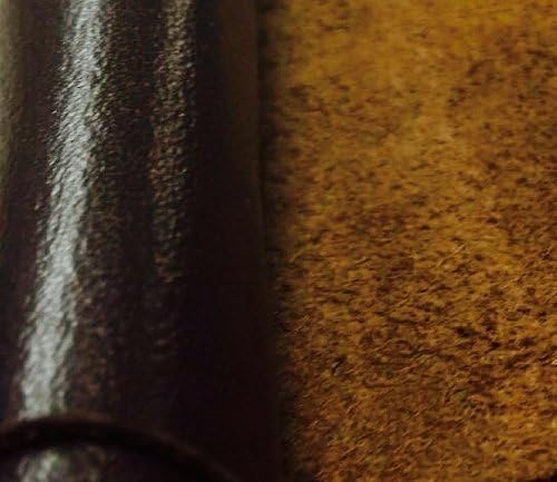 Reed Leather Hides - Dark Brown Cow Skins for Crafts and DIY