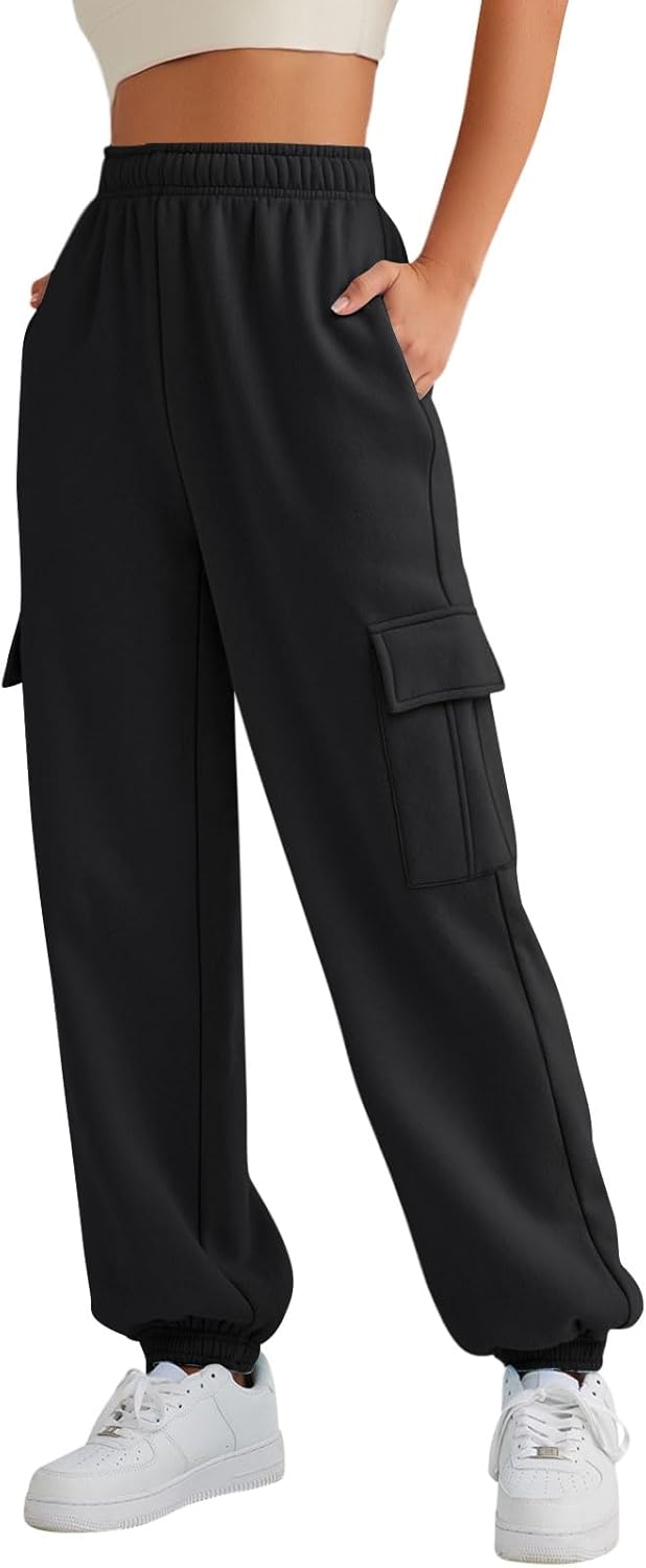 AUTOMET Womens Cargo Sweatpants for Trendy Fall Fashion Looks