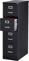 Staples 4 Drawer Vertical File Cabinet Letter Size - Durable Storage