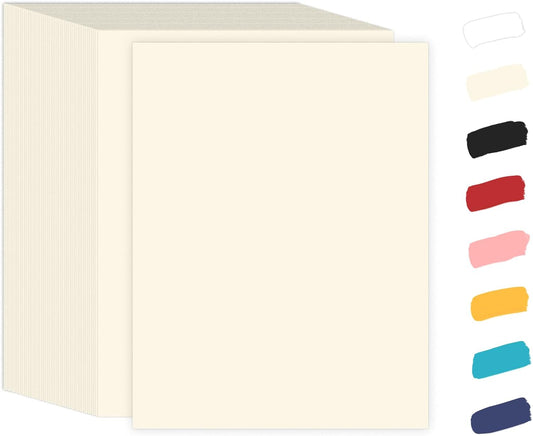 Goefun 65lb Ivory Cardstock - Perfect for Cards & Printing