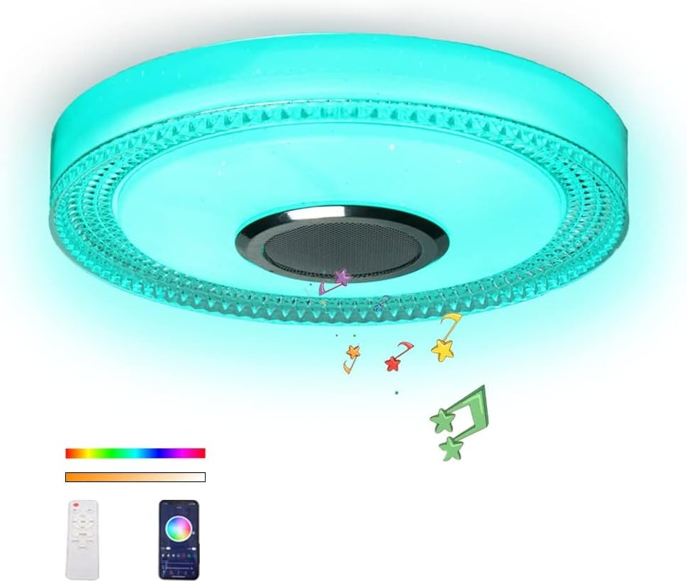 Waterproof Smart LED Shower Light with Speaker