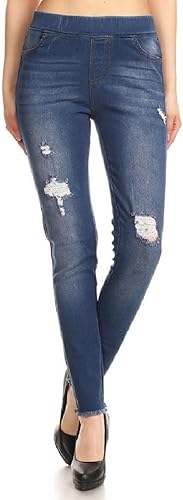 Women's Ripped Destroyed Skinny Jeans & Jeggings for All Sizes