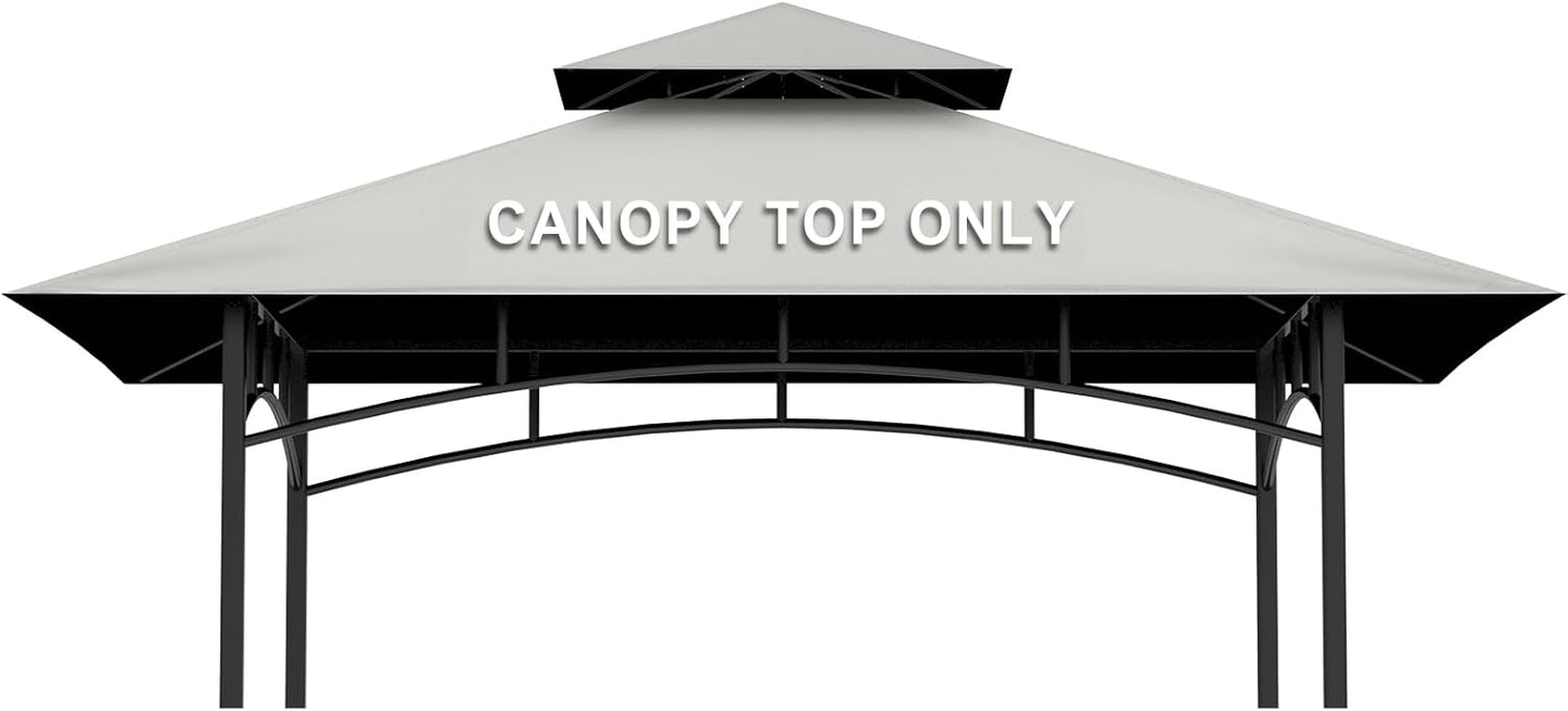 Grill Gazebo Replacement Canopy Top - 5ft x 8ft Waterproof Cover