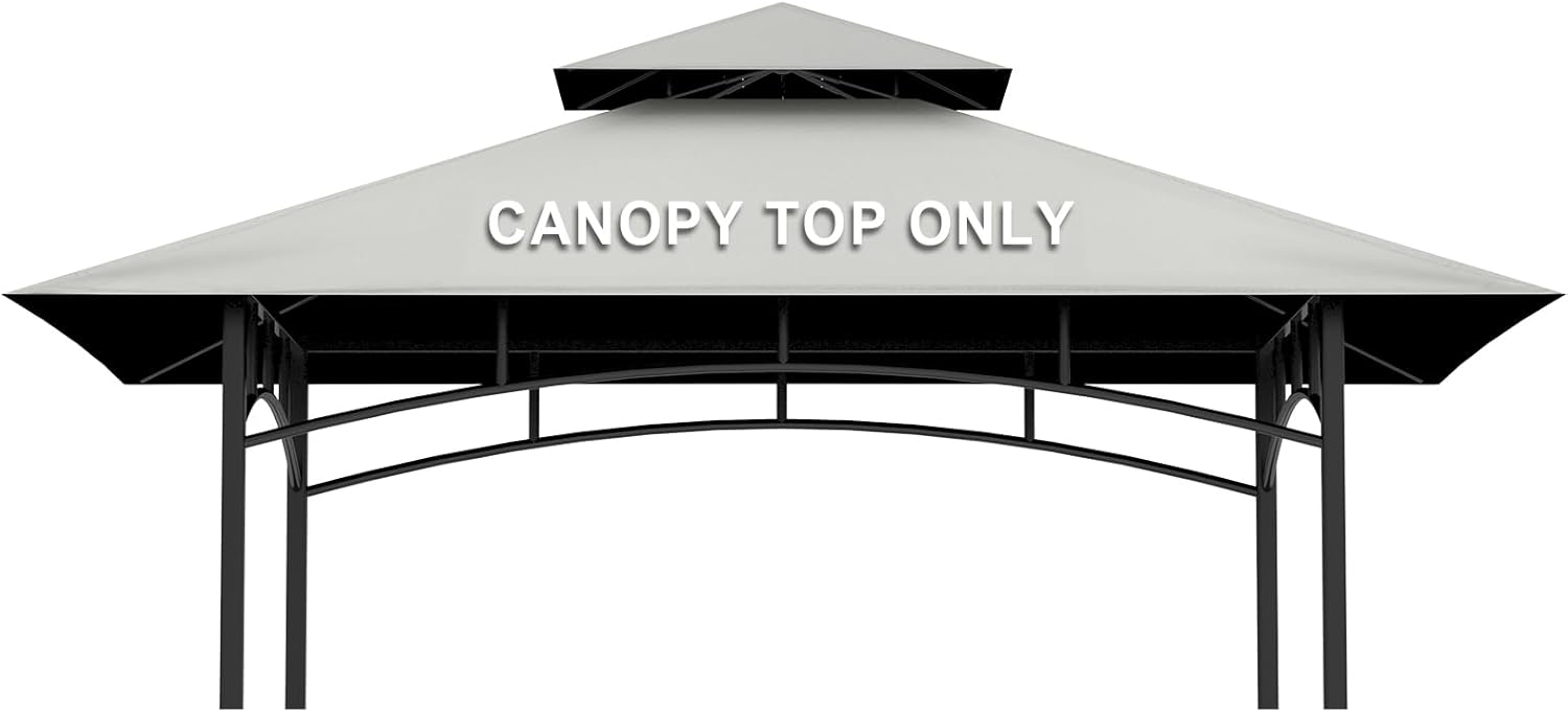 Grill Gazebo Replacement Canopy Top - 5ft x 8ft Waterproof Cover