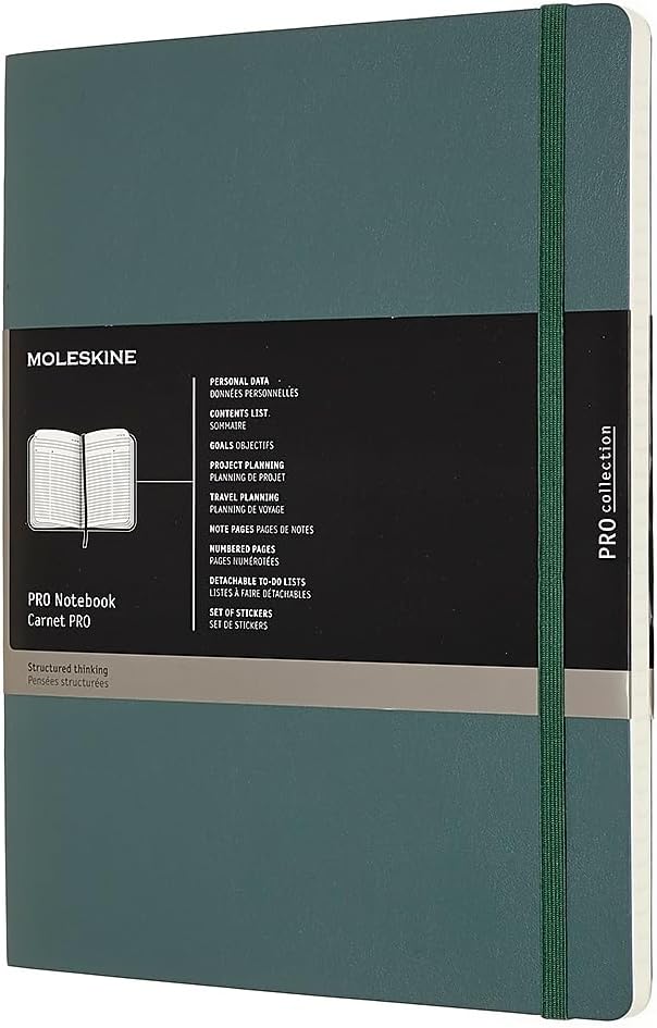 Moleskine PRO Notebook XL for Professional Project Planning